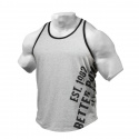 BB Gym T-back, grey melange, Better Bodies