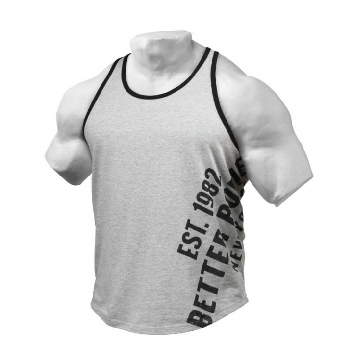 Kolla in BB Gym T-back, grey melange, Better Bodies hos SportGymButiken.se