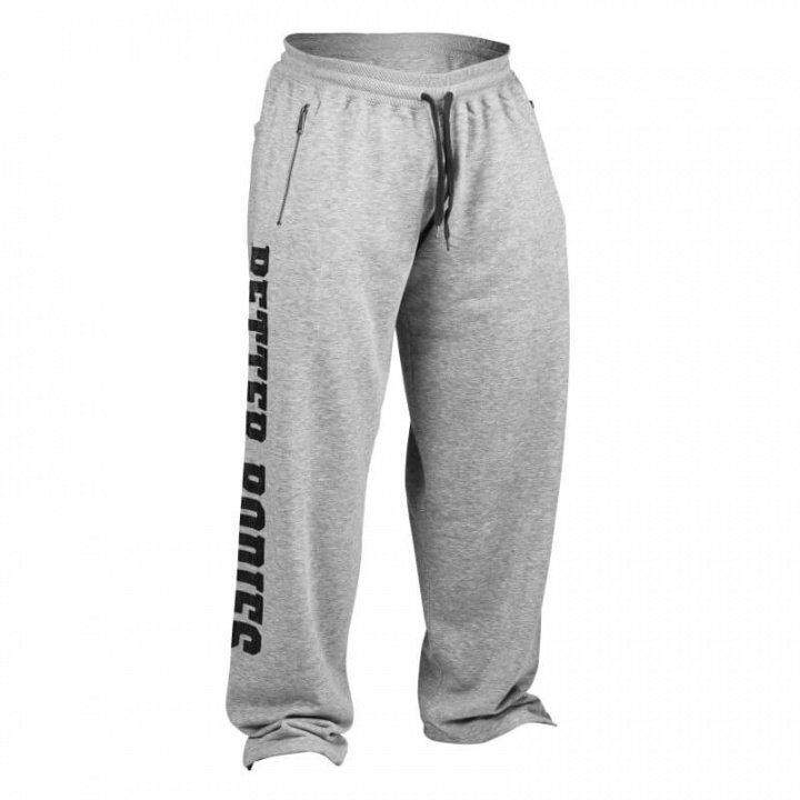 Kolla in Big Print Sweatpant, grey melange, Better Bodies hos SportGymButiken.se