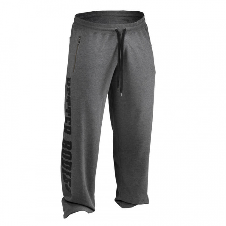 Kolla in Big Print Sweatpant, antracite melange, Better Bodies hos SportGymButik