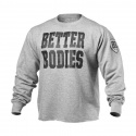 Big Print Sweatshirt, grey melange, Better Bodies