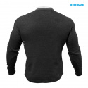 L/S Henley, antracite melange, Better Bodies