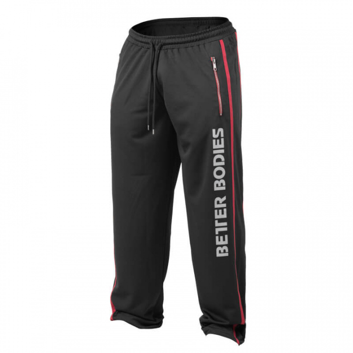 Kolla in Classic Mesh Pant, black/red, Better Bodies hos SportGymButiken.se