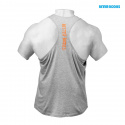 Front Printed T-back, grey melange, Better Bodies