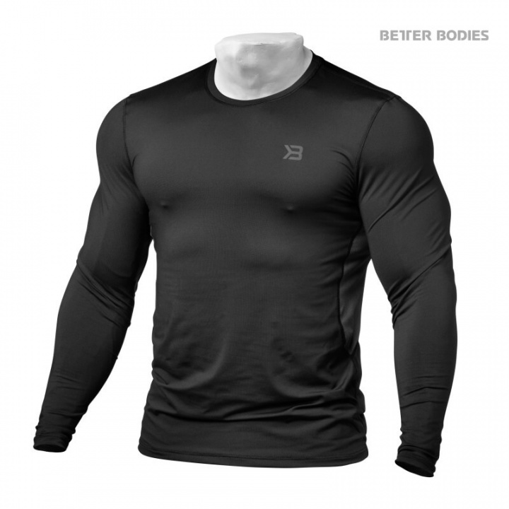 Kolla in Tight Function Long Sleeve, black, Better Bodies hos SportGymButiken.se