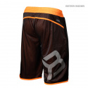 BB Print Mesh Shorts, black/orange, Better Bodies