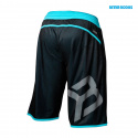 BB Print Mesh Shorts, black/aqua, Better Bodies