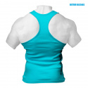 Athletic Rib Tank, aqua blue, Better Bodies