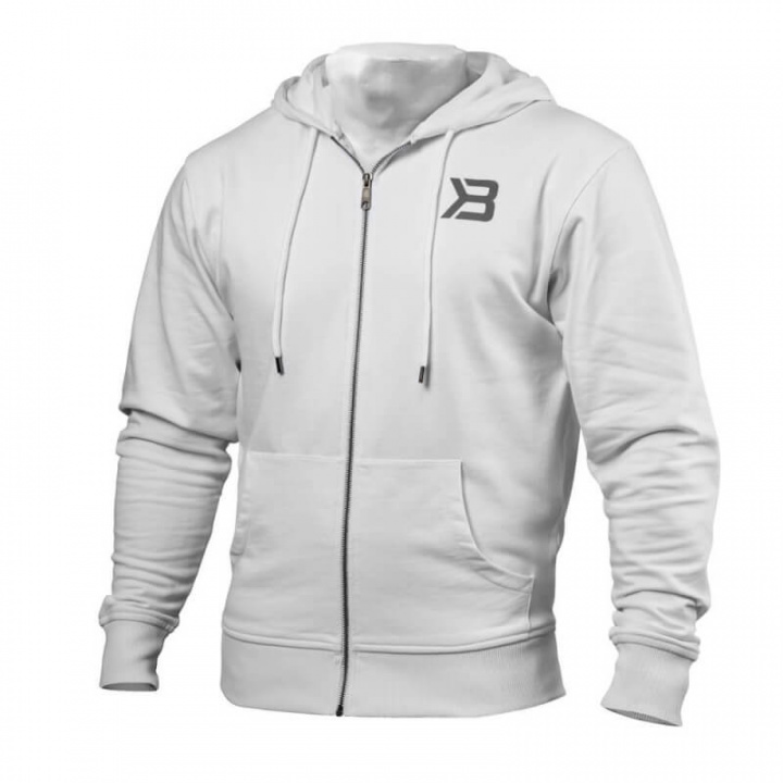 Kolla in Jersey Hoodie, white, Better Bodies hos SportGymButiken.se