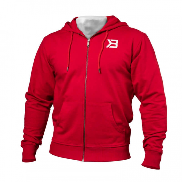 Kolla in Jersey Hoodie, bright red, Better Bodies hos SportGymButiken.se