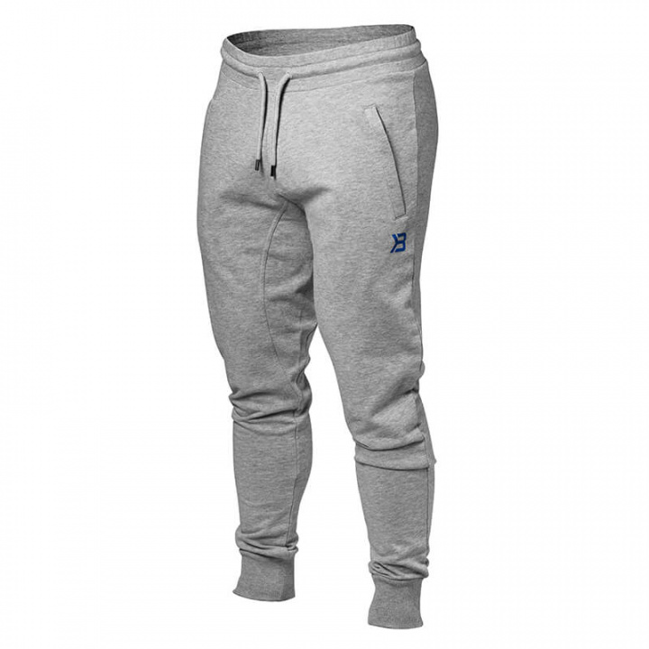 Kolla in Tapered Joggers, grey melange, Better Bodies hos SportGymButiken.se