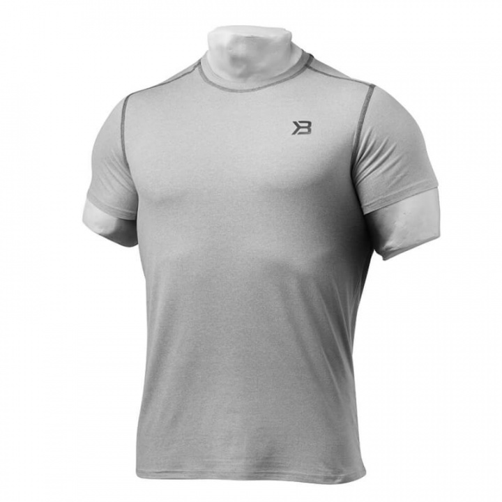 Kolla in Performance Tee, grey melange/grey, Better Bodies hos SportGymButiken.s