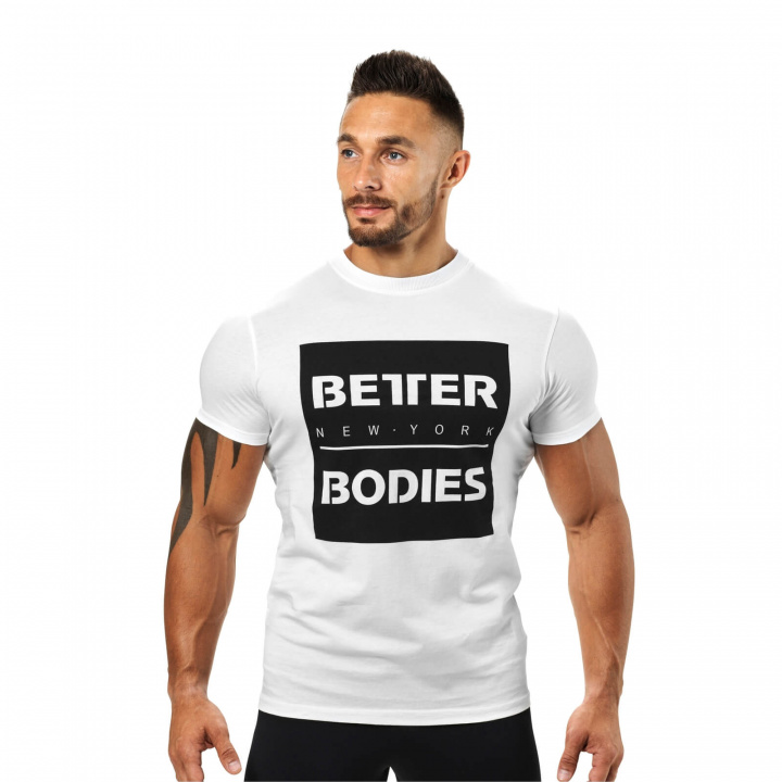 Kolla in Casual Tee, white, Better Bodies hos SportGymButiken.se