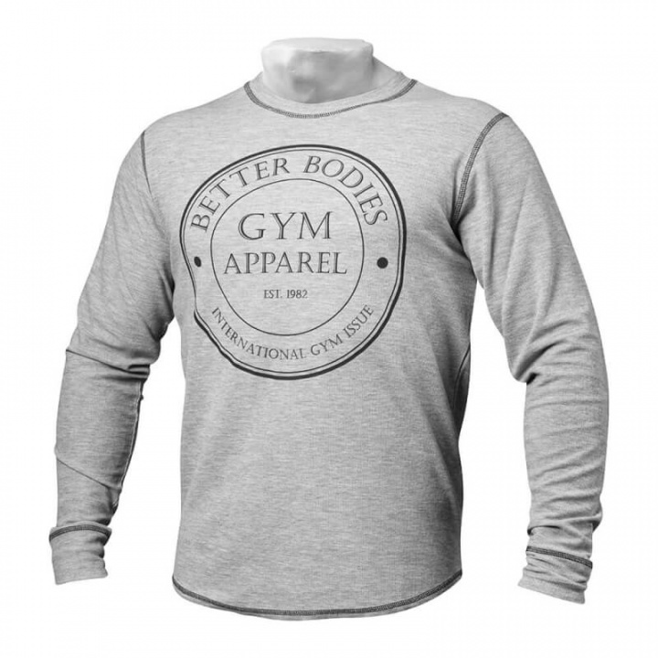 Kolla in Tribeca Thermal L/S, grey melange, Better Bodies hos SportGymButiken.se