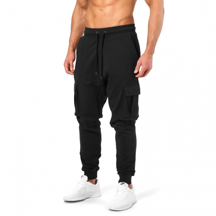 Kolla in Bronx Cargo Sweatpant, wash black, Better Bodies hos SportGymButiken.se