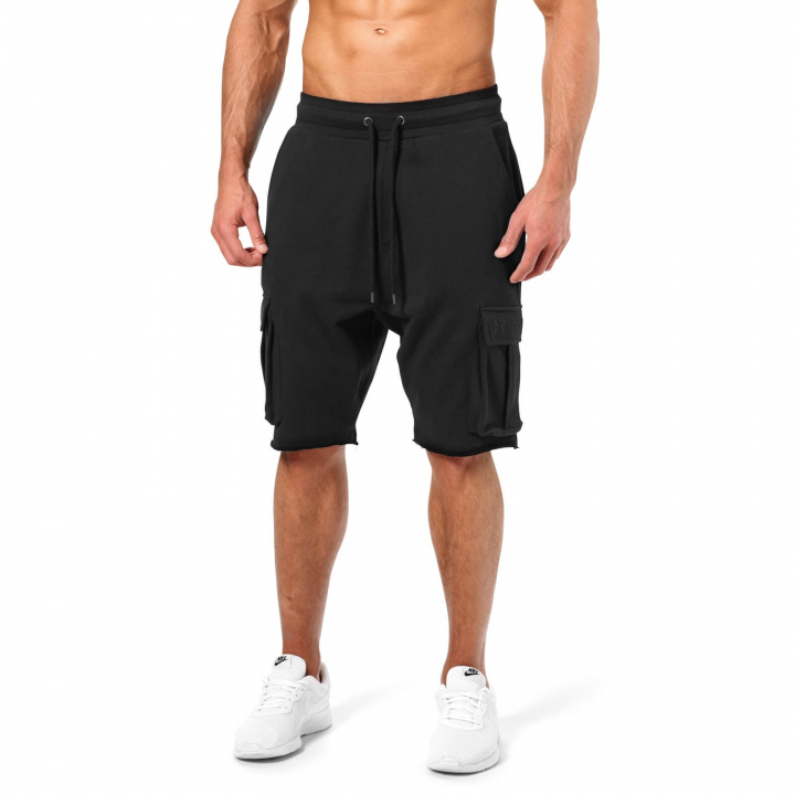 Kolla in Bronx Cargo Shorts, wash black, Better Bodies hos SportGymButiken.se