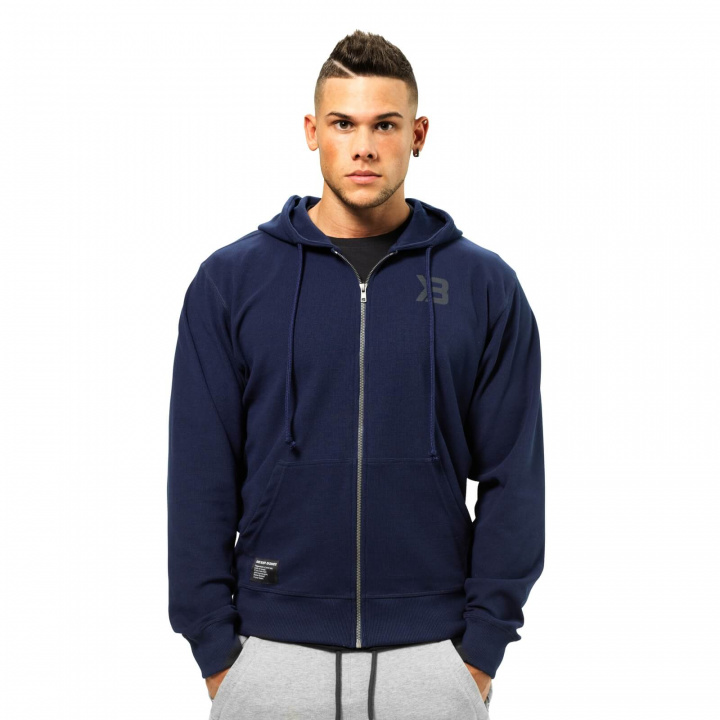 Kolla in Stanton Zip Hood, dark navy, Better Bodies hos SportGymButiken.se