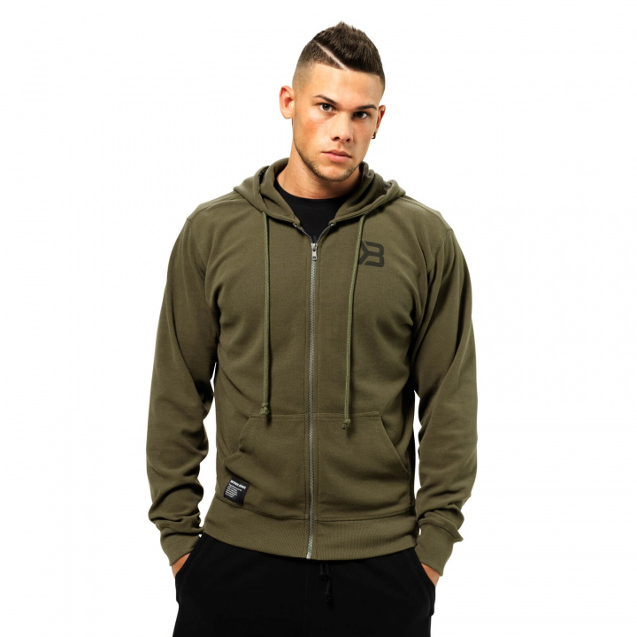 Kolla in Stanton Zip Hood, khaki green, Better Bodies hos SportGymButiken.se