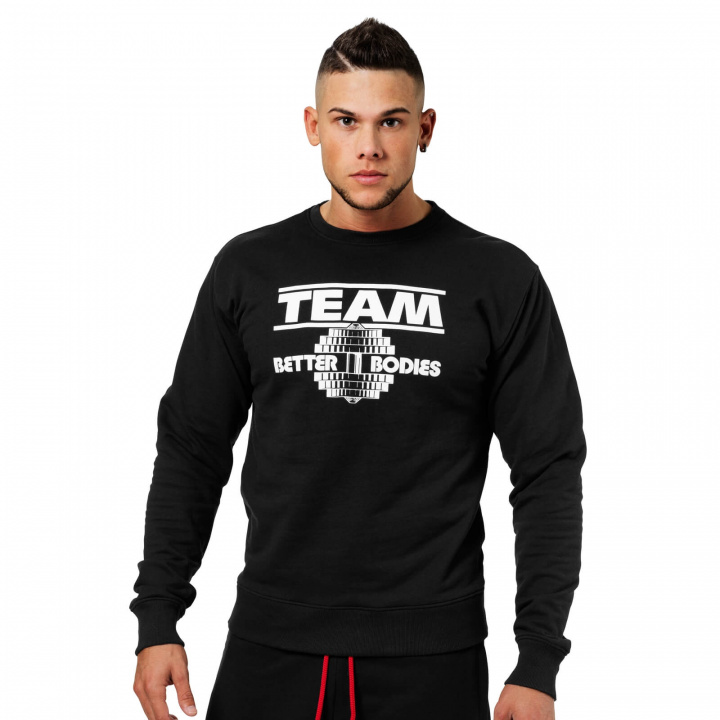 Kolla in Team BB Sweater, black, Better Bodies hos SportGymButiken.se