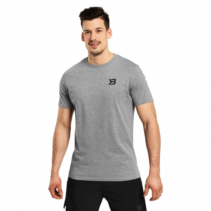 Kolla in Essential Tee, grey melange, Better Bodies hos SportGymButiken.se