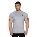 Gym Tapered Tee, light grey melange, Better Bodies