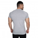 Gym Tapered Tee, light grey melange, Better Bodies