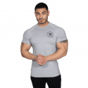 Gym Tapered Tee, light grey melange, Better Bodies