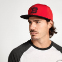 Flat Bill Cap, red/black, Better Bodies