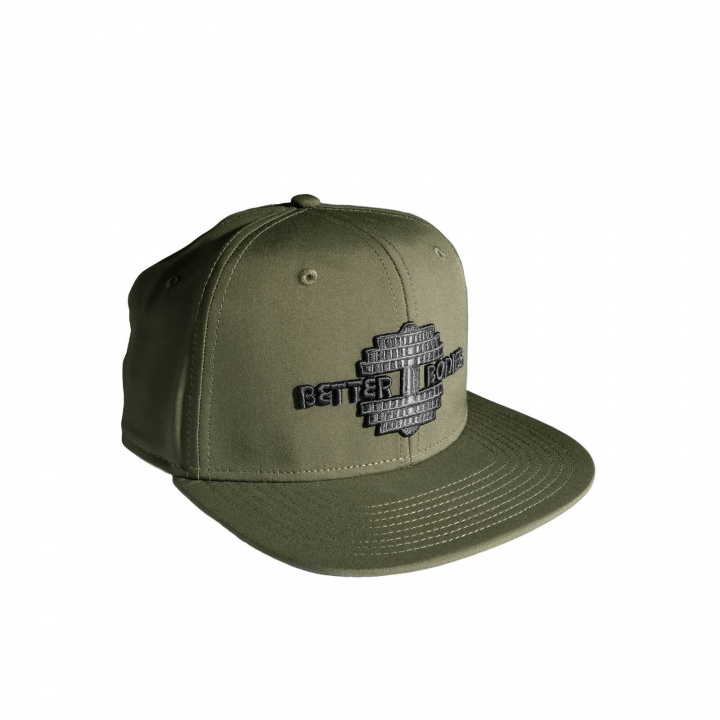 Kolla Flatbill Cap, washed green, Better Bodies hos SportGymButiken.se