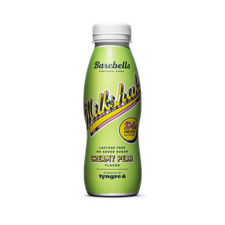 Kolla in Barebells Milkshake, 330 ml, Creamy Pear hos SportGymButiken.se