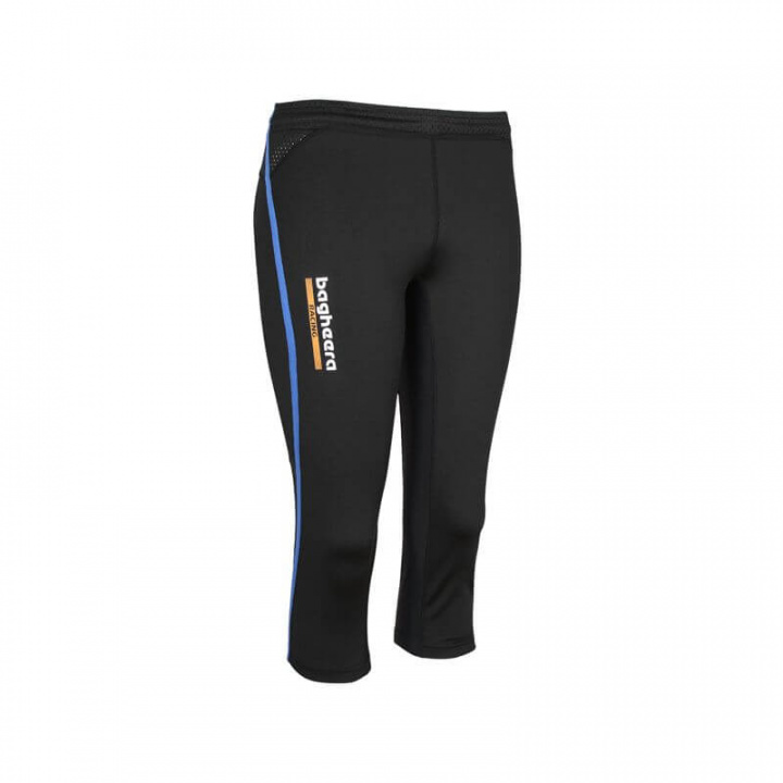 Kolla in Race Tights Knee Women, black/royal, Bagheera hos SportGymButiken.se