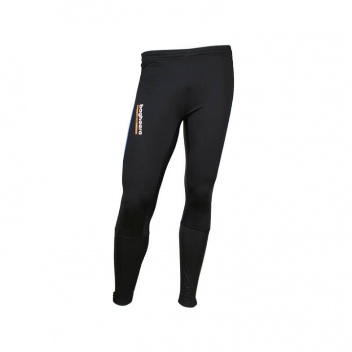 Kolla in Race Tights Long Men, black/royal, Bagheera hos SportGymButiken.se