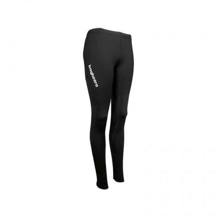 Kolla in Tights Long Zip Women, black, Bagheera hos SportGymButiken.se