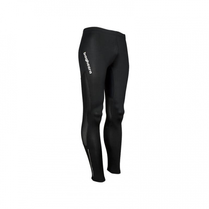 Kolla in Tights Long Zip Men, black, Bagheera hos SportGymButiken.se