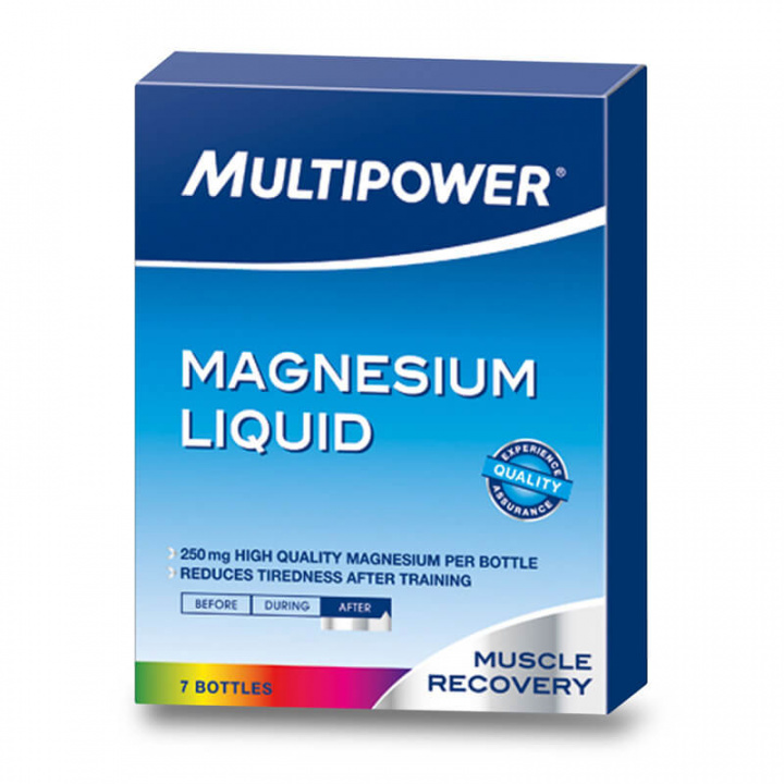 Kolla in Magnesium Liquid, 7 x 25 ml, Multipower hos SportGymButiken.se