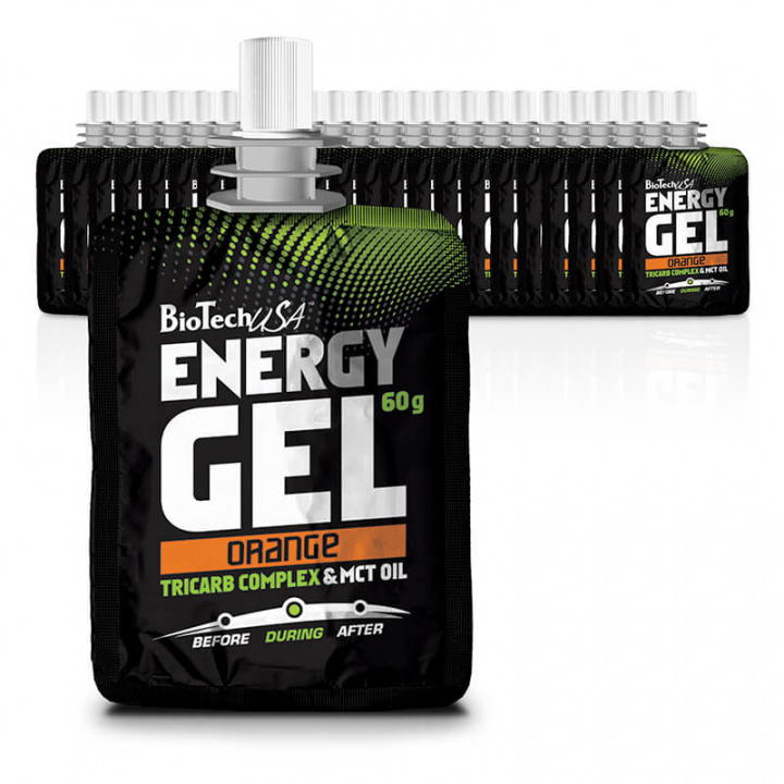 Kolla in Energy Gel, 24 x 60 g, BioTech USA hos SportGymButiken.se