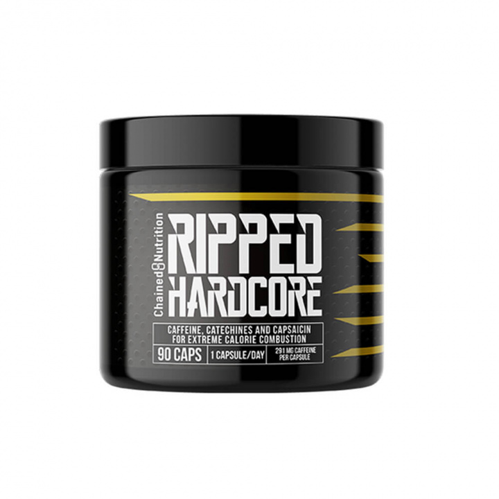 Kolla in Ripped Hardcore, 90 kapslar, Chained Nutrition hos SportGymButiken.se