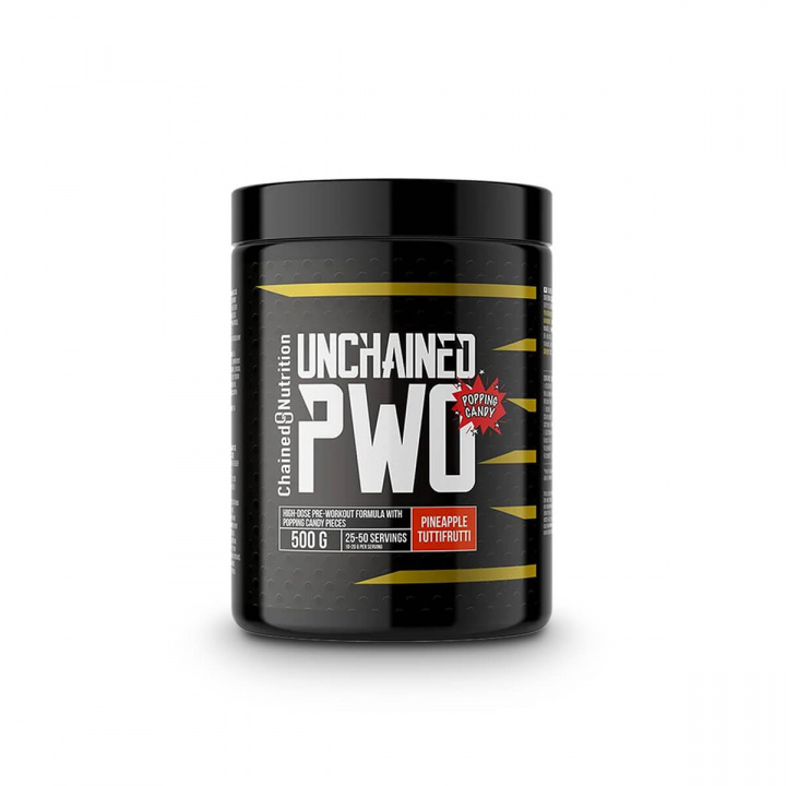 Unchained PWO, Pineapple Tutti Frutti, 500 g i gruppen Kosttillskott / Prestationshöjare & PWO hos Sportgymbutiken.se (CH-67101PT)