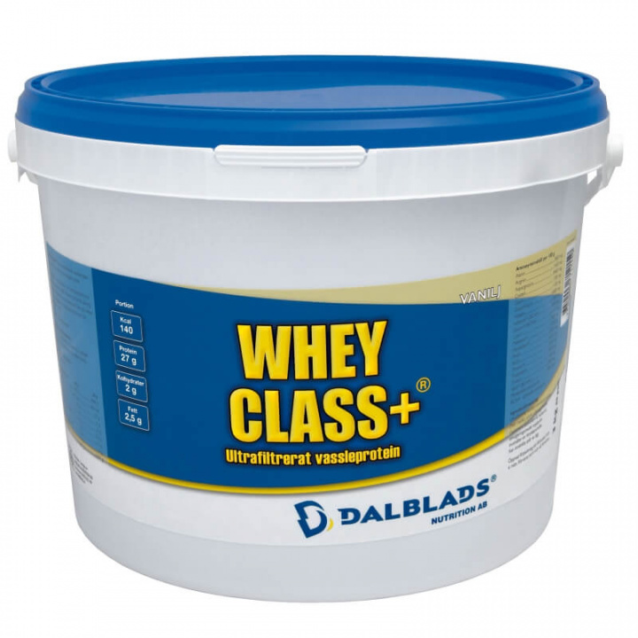 Kolla in Whey Class +, Dalblads, 3 kg hos SportGymButiken.se