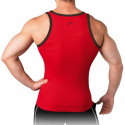 Bodydesigned Ribsinglet, röd/svart, Dcore