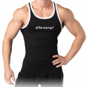 Bodyfit Singlet, svart/vit, Dcore