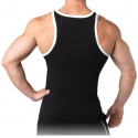 Bodyfit Singlet, svart/vit, Dcore