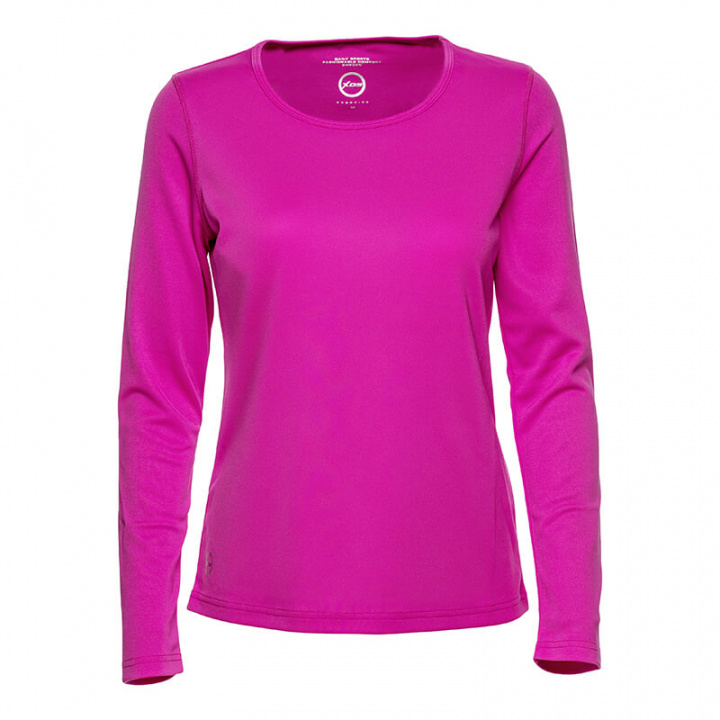 Kolla in Base L/S Tee, knockout pink, Daily Sports hos SportGymButiken.se