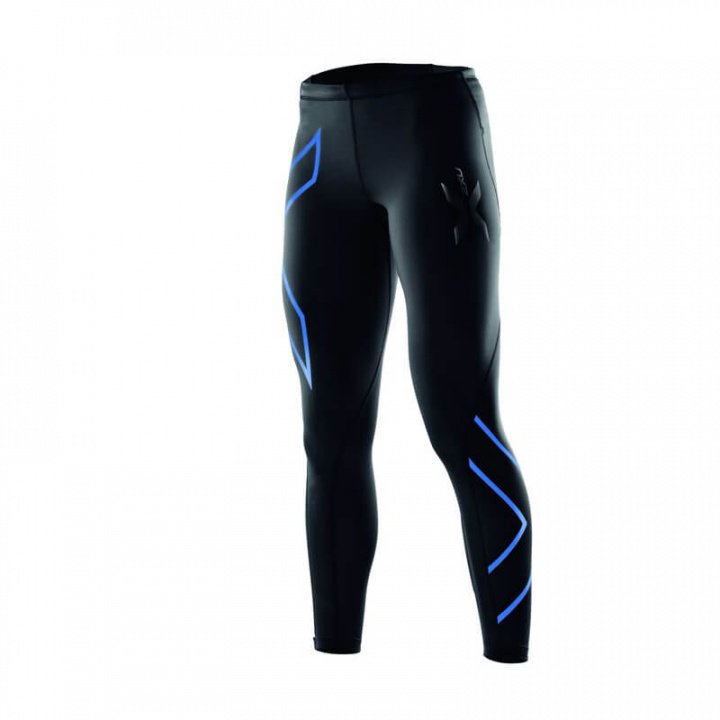 Kolla in Compression Tights, black/blue, 2XU hos SportGymButiken.se