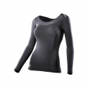 Compression Long Sleeve Top, black/black, 2XU