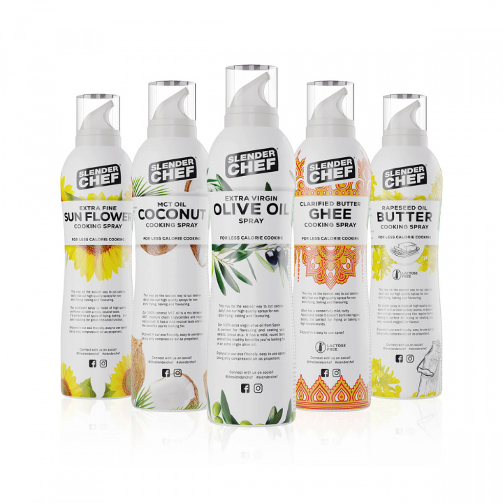 Kolla in Cooking Spray, 200 ml, Slender Chef hos SportGymButiken.se