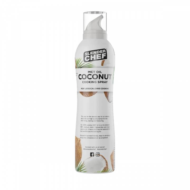 Kolla in Slender Chef Cooking Spray, 200 ml, MCT Oil Coconut hos SportGymButiken.se