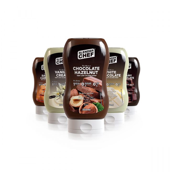 Lågkalori Dessertsåser, 350 ml, Slender Chef i gruppen Kosttillskott / Livsmedel / Såser & Oljor hos Sportgymbutiken.se (FM-SC9791Sr)