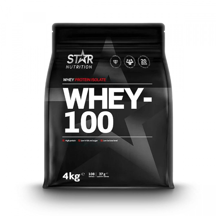 Kolla in Whey-100, 4 kg, Vanilla hos SportGymButiken.se