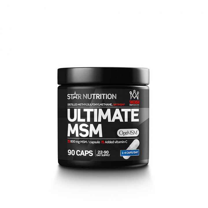 Kolla Ultimate MSM, 90 caps, Star Nutrition hos SportGymButiken.se